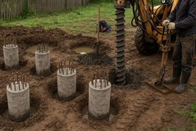 Буронабивной фундамент своими руками