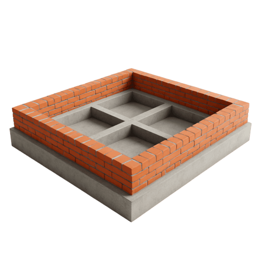 фундамент для кирпичного дома в СПб